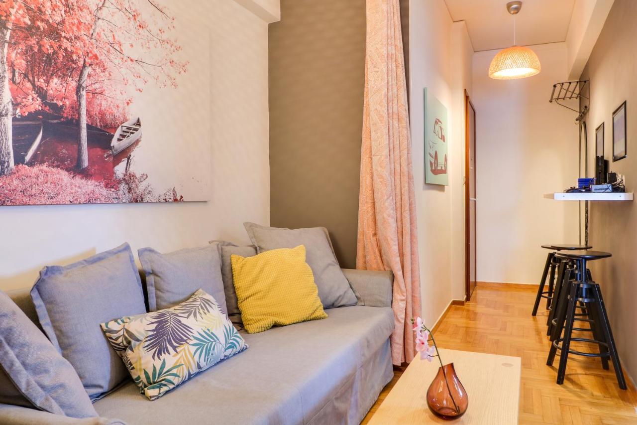 Spacious Central Flat☆3Min To Metro☆Ac|Netflix|Pc Atény Exteriér fotografie