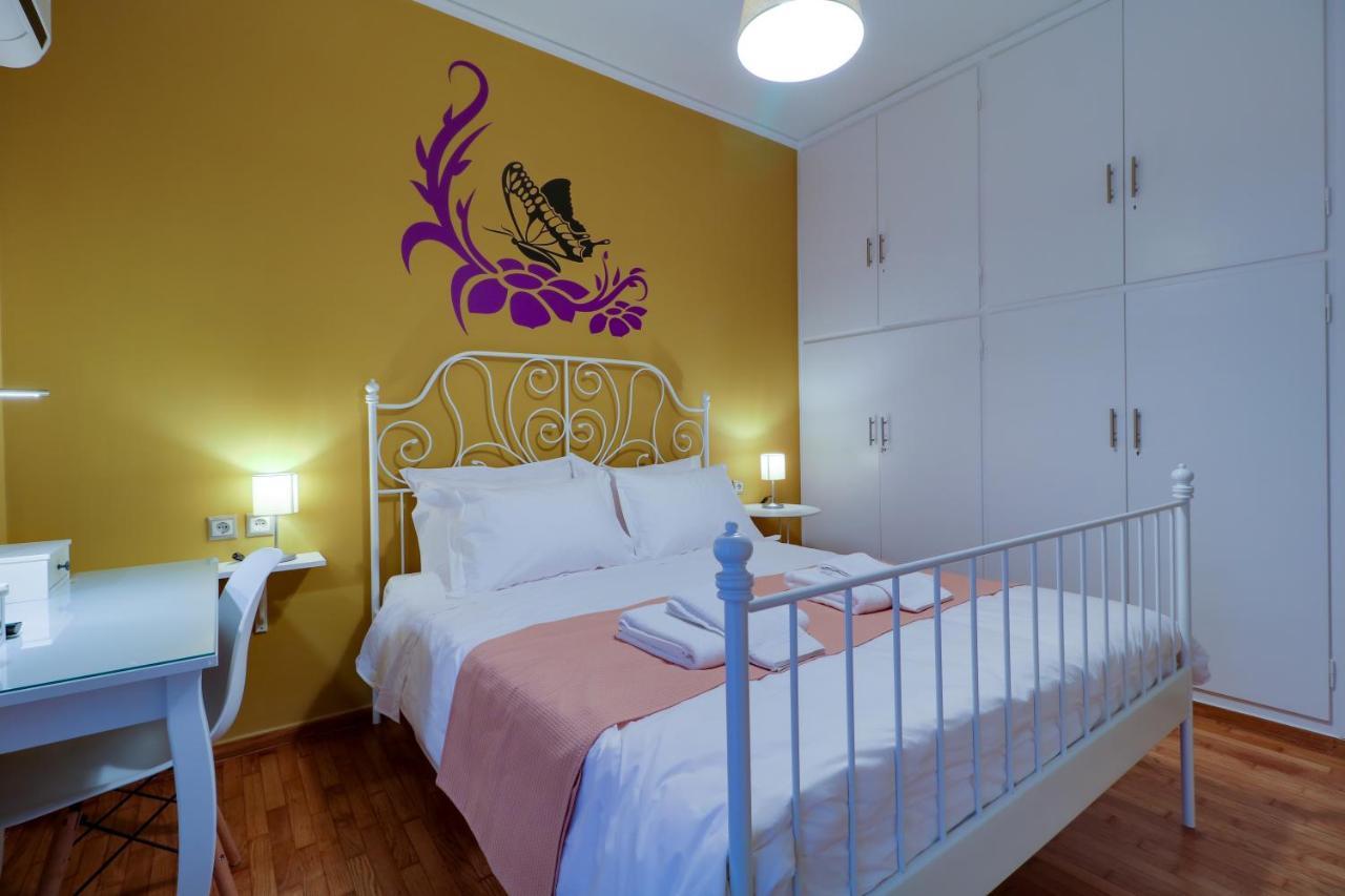 Spacious Central Flat☆3Min To Metro☆Ac|Netflix|Pc Atény Exteriér fotografie